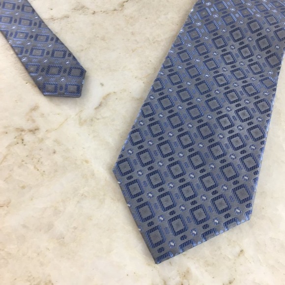 PLATINUM SILK TIE - Picture 9 of 14